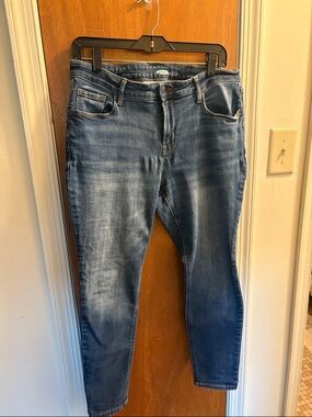 Old Navy Dark Blue Rockstar Super Skinny Jeans